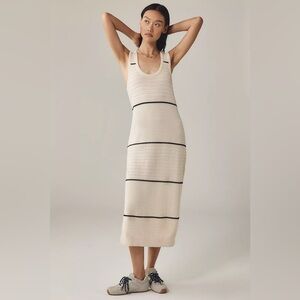 NWT Varley Scott Scoop-Neck Sleeveless Midi Dress